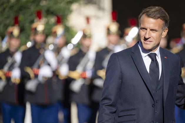 French President Macron Welcomes Germany s President Steinmeier - Paris French President Emmanuel Macron at the Elysee Palace in Paris on October 8, 2026. Photo by Eliot Blondet ABACAPRESS.COM Paris France France  Copyright: xBlondetxEliot ABACAx