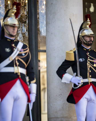 French President Macron Welcomes Germany s President Steinmeier - Paris French President Emmanuel Macron at the Elysee Palace in Paris on October 8, 2026. Photo by Eliot Blondet ABACAPRESS.COM Paris France France  Copyright: xBlondetxEliot ABACAx