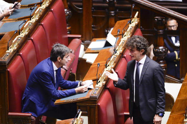 IPA89426069 - Rome, Chamber of Deputies: Electoral Law, explanations of vote, and final vote; pictured: Galeazzo Bignami and Giovanni Donzelli  Copyright: xSTEFANOxCAROFEIx xSTEFANOxCAROFEIx xFOTOGRAMMAx IPA89426069
