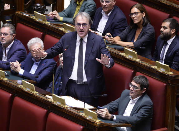 IPA89426078 - Rome, Chamber of Deputies: Electoral Law, explanations of vote, and final vote; photo by Angelo Bonelli  Copyright: xSTEFANOxCAROFEIx xSTEFANOxCAROFEIx xFOTOGRAMMAx IPA89426078