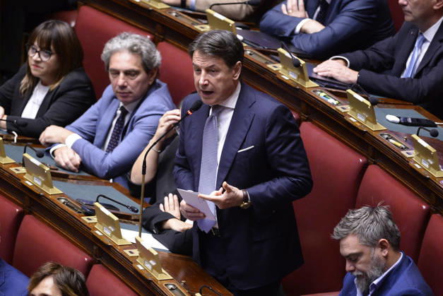 IPA89426079 - Rome, Chamber of Deputies: Electoral Law, explanations of vote, and final vote; photo by Giuseppe Conte  Copyright: xSTEFANOxCAROFEIx xSTEFANOxCAROFEIx xFOTOGRAMMAx IPA89426079