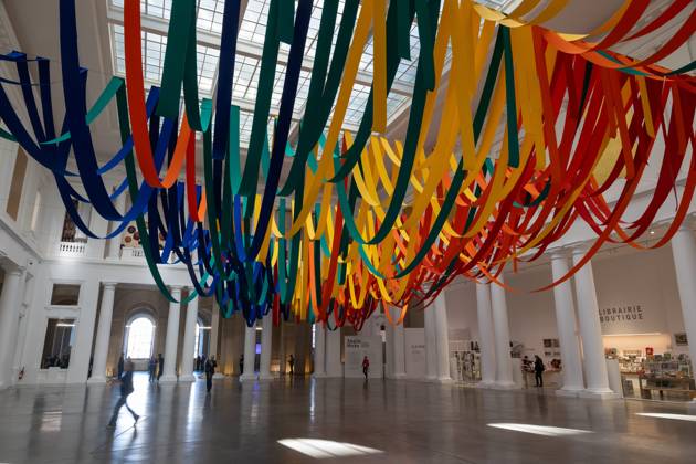 Exhibition Au dela by Sheila Hicks PHOTOPQR VOIX DU NORD FLORENT MOREAU October 8, 2026 LILLE October 8, 2026 The exhibition Au dela by artist Sheila Hicks, is on view at the Palais des Beaux-Arts PHOTO FLORENT MOREAU LA VOIX DU NORD LILLE, FRANCE, OCTOBER 8, 2026 Sheila Hicks – Beyond exhibition at the Palais des Beaux Arts in Lille The internationally renowned American artist presents a new installation in the museum’s atrium, exploring textile fiber through monumental works created especially for the space HAUTS-DE-FRANCE France Copyright: xPHOTOPQR VOIXxDUxNORD MAXPPPxFLORENTxMOREAUx 20261008VDN9637 20261008VDN9637
