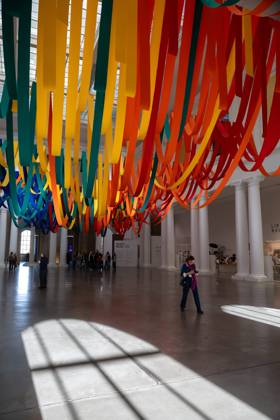 Exhibition Au dela by Sheila Hicks PHOTOPQR VOIX DU NORD FLORENT MOREAU October 8, 2026 LILLE October 8, 2026 The exhibition Au dela by artist Sheila Hicks, is on view at the Palais des Beaux-Arts PHOTO FLORENT MOREAU LA VOIX DU NORD LILLE, FRANCE, OCTOBER 8, 2026 Sheila Hicks – Beyond exhibition at the Palais des Beaux Arts in Lille The internationally renowned American artist presents a new installation in the museum’s atrium, exploring textile fiber through monumental works created especially for the space HAUTS-DE-FRANCE France Copyright: xPHOTOPQR VOIXxDUxNORD MAXPPPxFLORENTxMOREAUx 20261008VDN9614 20261008VDN9614