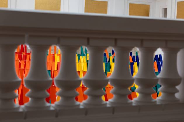 Exhibition Au dela by Sheila Hicks PHOTOPQR VOIX DU NORD FLORENT MOREAU October 8, 2026 LILLE October 8, 2026 The exhibition Au dela by artist Sheila Hicks, is on view at the Palais des Beaux-Arts PHOTO FLORENT MOREAU LA VOIX DU NORD LILLE, FRANCE, OCTOBER 8, 2026 Sheila Hicks – Beyond exhibition at the Palais des Beaux Arts in Lille The internationally renowned American artist presents a new installation in the museum’s atrium, exploring textile fiber through monumental works created especially for the space HAUTS-DE-FRANCE France Copyright: xPHOTOPQR VOIXxDUxNORD MAXPPPxFLORENTxMOREAUx 20261008VDN9626 20261008VDN9626