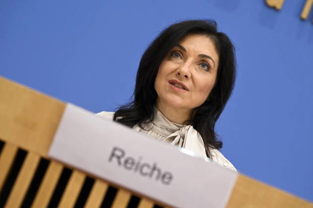 ABB BPK Federal Minister of Economic Affairs and Energy Katherina Reiche Presentation of the Federal Government s Fall 2026 Economic Forecast at the BPK Federal Press Conference in Berlin on October 8, 2026, Berlin, Germany