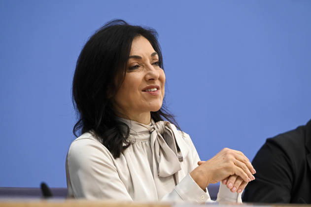 ABB BPK Federal Minister of Economy and Energy Katherina Reiche Presentation of the Federal Government’s Fall 2026 Forecast at the BPK Federal Press Conference in Berlin on October 8, 2026, Berlin, Germany