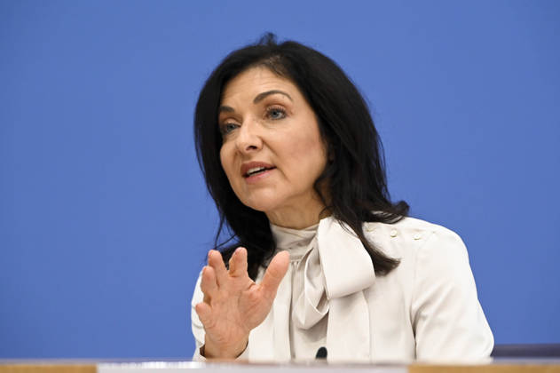 ABB BPK Federal Minister of Economy and Energy Katherina Reiche Presentation of the Federal Government’s Fall 2026 Forecast at the BPK Federal Press Conference in Berlin on October 8, 2026, Berlin, Germany