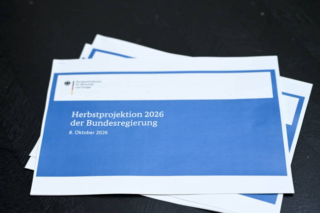 ABB BPK Fall Report (print edition): Presentation of the Federal Government’s Fall 2026 Projections at the BPK Federal Press Conference in Berlin on October 8, 2026, Berlin, Germany