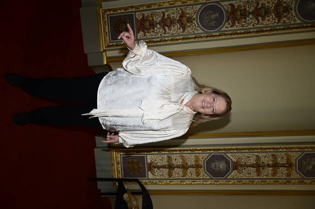 Kathy Kelly at the press conference and presentation of the 16th HOPE Award for the 18th HOPE Gala in Dresden at the Schauspielhaus Dresden, Dresden, October 8, 2026 Copyright: xMatthiasxWehnertx