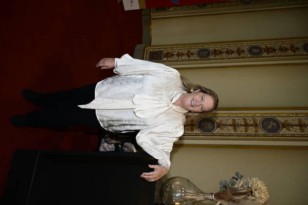 Kathy Kelly at the press conference and presentation of the 16th HOPE Award for the 18th HOPE Gala in Dresden at the Schauspielhaus Dresden, Dresden, October 8, 2026 Copyright: xMatthiasxWehnertx
