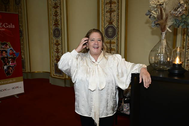 Kathy Kelly at the press conference and presentation of the 16th HOPE Award for the 18th HOPE Gala in Dresden at the Schauspielhaus Dresden, Dresden, October 8, 2026 Copyright: xMatthiasxWehnertx