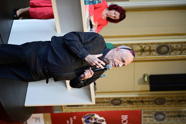 Stefan Hippler at the press conference and presentation of the 16th HOPE Award for the 18th HOPE Gala in Dresden at the Schauspielhaus Dresden, Dresden, October 8, 2026 Copyright: xMatthiasxWehnertx