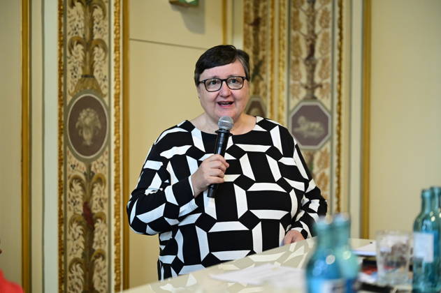 Lea Ackermann at the press conference and presentation of the 16th HOPE Award for the 18th HOPE Gala Dresden at the Schauspielhaus Dresden, Dresden, October 8, 2026 Copyright: xMatthiasxWehnertx