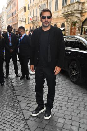 IPA89428062 - Rome, Teatro Sistina: Celebration marking the 150th anniversary of *Corriere della Sera*. Pictured: Edoardo Leo  Copyright: xVincenzoxLandix xVincenzoxLandix IPA89428062