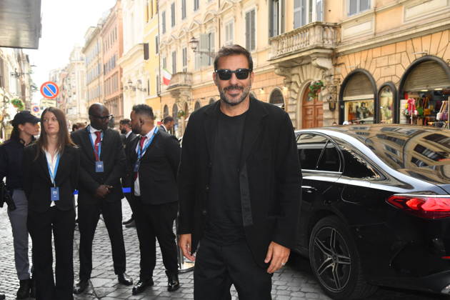 IPA89428064 - Rome, Teatro Sistina: Celebration marking the 150th anniversary of *Corriere della Sera*. Pictured: Edoardo Leo  Copyright: xVincenzoxLandix xVincenzoxLandix IPA89428064