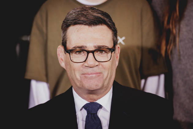 Andrew Burnham, Prime Minister of the United Kingdom, photographed during a press conference with the German Chancellor (not pictured) in Berlin, October 8, 2026, Berlin, Germany Copyright: xFlorianxGaertnerx