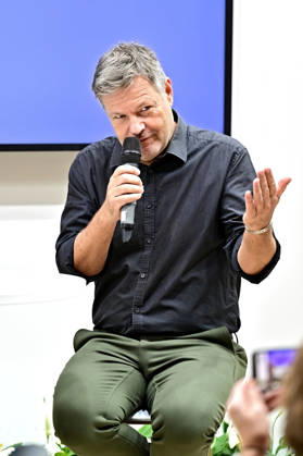 Frankfurt Book Fair 2026: Author Robert Habeck on October 8, 2026, at the Frankfurt Book Fair 20261008MWI152860