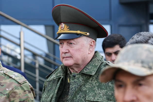 BELARUS, MINSK - OCTOBER 8, 2026: The Head of the CIS Anti-Terrorism Centre, Yevgeny Sysoyev, attends the final phase of the Eurasia-Antiterror 2026 counter-terrorism exercise by relevant agencies of the CIS and SCO member states. The drill is held as part of the 2026 CIS and SCO Counter-Terrorism Forum Minsk Belarus  - ZUMAt113 20261008_zaa_t113_265 Copyright: xMaximxMalinovskyx