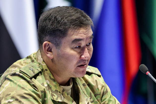 BELARUS, MINSK - OCTOBER 8, 2026: The Director of the Executive Committee of the Regional Anti-Terrorist Structure of the SCO, Ularbek Sharsheyev, attends a meeting before the final phase of the Eurasia-Antiterror 2026 counter-terrorism exercise by relevant agencies of the CIS and SCO member states. The drill is held as part of the 2026 CIS and SCO Counter-Terrorism Forum. Maxim Malinovsky TASS 98946391