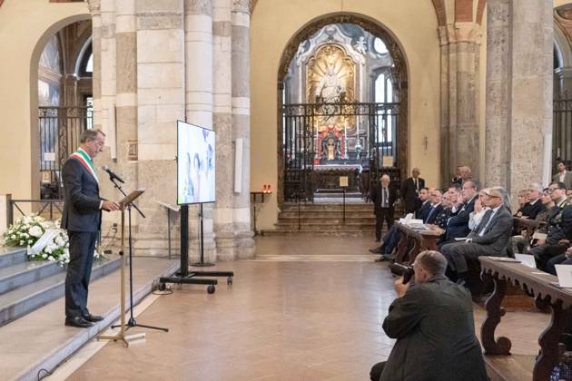 IPA89429961 - Milan, October 8, 26, Basilica of Sant™Ambrogio, Eucharistic celebration marking the 25th anniversary of the Linate plane crash Pictured: Milan Mayor Giuseppe Sala Copyright: xGiuliaxSciaccax xGiuliaxSciaccax IPA89429961