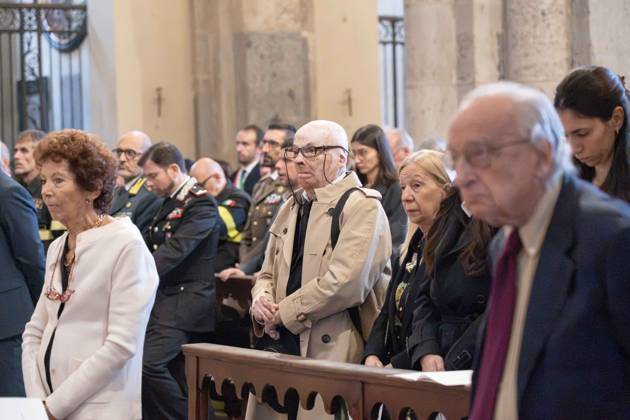 IPA89429942 - Milan, October 8, 1926, Basilica of Sant™Ambrogio, Eucharistic celebration marking the 25th anniversary of the Linate plane crash Pictured: Pasquale Padovano, a survivor of the crash  Copyright: xGiuliaxSciaccax xGiuliaxSciaccax IPA89429942