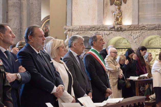 IPA89429924 - Milan, October 8, 26, Basilica of Sant™Ambrogio, Eucharistic celebration marking the 25th anniversary of the Linate plane crash Pictured: Milan Mayor Giuseppe Sala  Copyright: xGiuliaxSciaccax xGiuliaxSciaccax IPA89429924