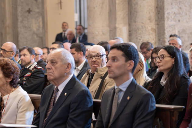 IPA89429933 - Milan, October 8, 1926, Basilica of Sant™Ambrogio, Eucharistic celebration marking the 25th anniversary of the Linate plane crash Pictured: Pasquale Padovano, a survivor of the crash  Copyright: xGiuliaxSciaccax xGiuliaxSciaccax IPA89429933