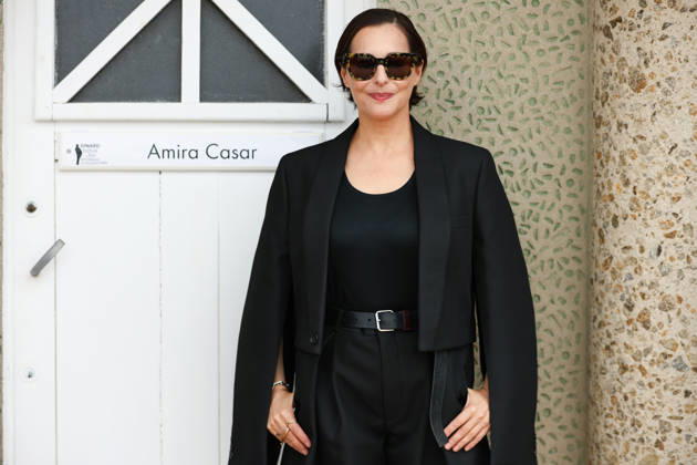 October 8, 2026, Dinard, Bretagne, France: Jury president AMIRA CASAR during the cabin inauguration at the 37th Dinard British and Irish Film Festival in Dinard, France. Dinard France - ZUMAc179 20261008_zep_c179_018 Copyright: xMickaelxChavetx