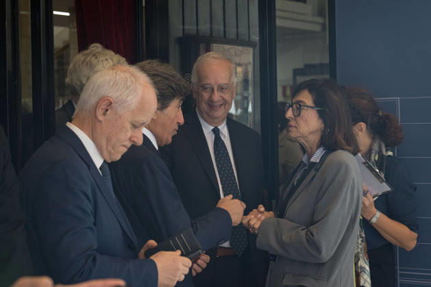 IPA89429504 - Luciano Fontana; Urban Cairo; Walter Veltroni and Fiorenza Sarzanini arriving at the Teatro Sistina for the celebrations marking the 150th anniversary of the *Corriere della Sera*, in Rome, Italy, on October 8, 2026. Flavio Brancaleone Fotogramma Copyright: xFLAVIO_BRANCALONEx xx IPA89429504