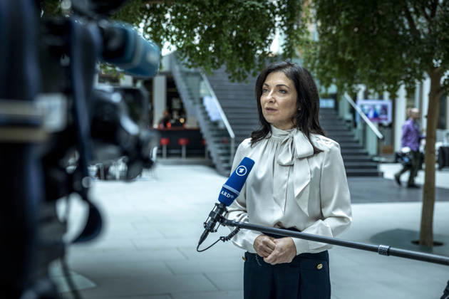 Katherina Reiche, Federal Minister of Economic Affairs and Energy, presents the federal government s Fall 2026 Economic Forecast at a federal press conference in Berlin on October 8, 2026, Berlin, Germany Copyright: xYonaxElsnerx
