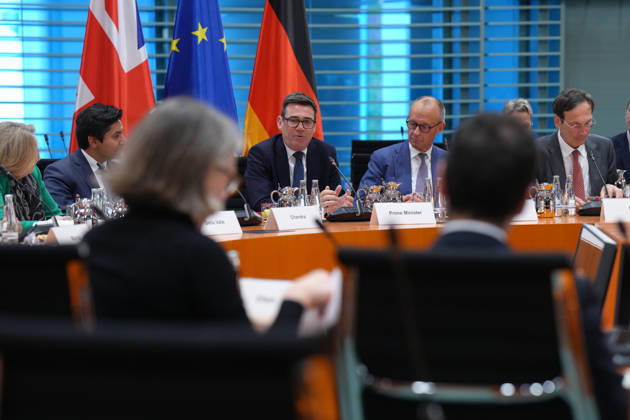 Regional Economic Forum with Chancellor Merz and British Prime Minister Andrew Burnham Berlin, Berlin, Germany