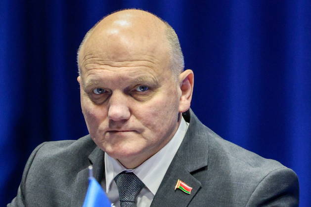 BELARUS, MINSK - OCTOBER 8, 2026: Chairman of the State Security Committee of Belarus Ivan Tertel attends a meeting before the final phase of the Eurasia-Antiterror 2026 counter-terrorism exercise by relevant agencies of the CIS and SCO member states. The drill is held as part of the 2026 CIS and SCO Counter-Terrorism Forum Minsk Belarus  - ZUMAt113 20261008_zaa_t113_352 Copyright: xMaximxMalinovskyx