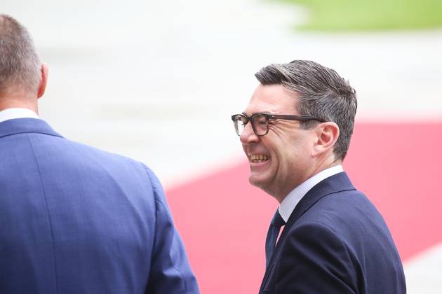 Berlin, Germany, October 8, 2026 Federal Chancellery Reception for the Prime Minister of the United Kingdom German Chancellor Friedrich Merz (CDU) and Andrew Andy Burnham at the reception with military honors Copyright: xdtsxNachrichtenagenturx dts_137580