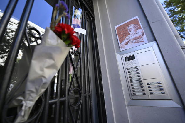 87-year-old symbol of Spain’s housing crisis dies 2 weeks after eviction MADRID, SPAIN - OCTOBER 8: Flowers and notes are left outside the apartment building and on the street where 87-year-old Mari Carmen Abascal lived as a tenant following her death in hospital in Madrid, Spain, on October 8, 2026. Known publicly as Maricarmen, she had lived for around seven decades in the apartment in Madrid’s Retiro district. Burak Akbulut Anadolu Madrid Spain. Editorial use only. Please get in touch for any other usage. Copyright: x2026xAnadoluxBurakxAkbulutx
