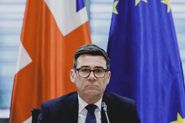 Andrew Burnham, Prime Minister of the United Kingdom, photographed while attending the Regional Growth Forum at the Federal Chancellery in Berlin, October 8, 2026, Berlin, Germany Copyright: xFlorianxGaertnerx