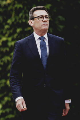 Andrew Burnham, Prime Minister of the United Kingdom, photographed during a reception with military honors at the Federal Chancellery in Berlin, October 8, 2026, Berlin, Germany Copyright: xFlorianxGaertnerx