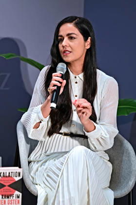 Frankfurt Book Fair 2026: Author Shahrzad Osterer on October 8, 2026, at the Frankfurt Book Fair 20261008MWI153092
