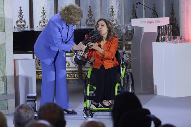 October 8, 2026, Madrid, Madrid, Spain: QUEEN SOFIA and  MARoÂA DE MAR COGOLLOS attend Mapfre Foundation Social awards Madrid Spain - ZUMAc260 20261008_zep_c260_023 Copyright: xMikexChicorrox