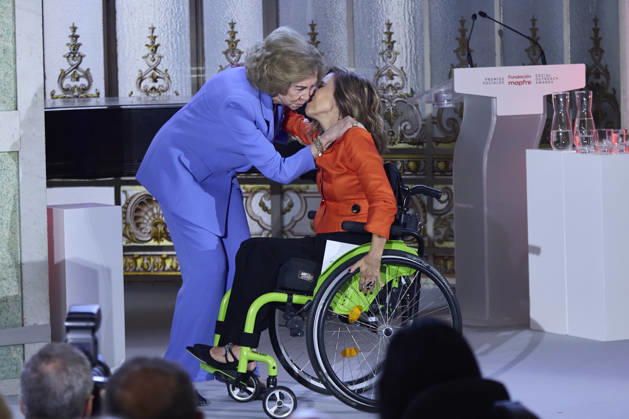 October 8, 2026, Madrid, Madrid, Spain: QUEEN SOFIA and  MARoÂA DE MAR COGOLLOS attend Mapfre Foundation Social awards Madrid Spain - ZUMAc260 20261008_zep_c260_022 Copyright: xMikexChicorrox