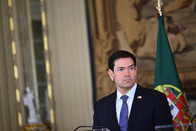 Marco Rubio - Paulo Rangel joint press conference in Lisbon LISBON, PORTUGAL - OCTOBER 8: US Secretary of State Marco Rubio and Portugal s Foreign Minister Paulo Rangel (not seen) give a joint press conference at the Necessidades Palace, the Portuguese foreign ministry, in Lisbon on October 8, 2026. Zed Jameson Anadolu Lisbon Portugal. Editorial use only. Please get in touch for any other usage.  Copyright: x2026xAnadoluxZedxJamesonx