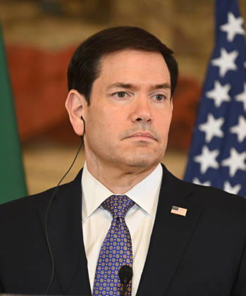 US Secretary of State Marco Rubio visits Portugal LISBON, PORTUGAL - OCTOBER 8: US Secretary of State Marco Rubio and Portuguese Foreign Minister Paulo Rangel (not seen) hold a joint press conference at the Necessidades Palace, home to Portugal s Foreign Ministry, in Lisbon, Portugal, on October 8, 2026. Zed Jameson Anadolu Lisbon Portugal. Editorial use only. Please get in touch for any other usage.  Copyright: x2026xAnadoluxZedxJamesonx