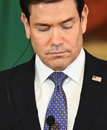 US Secretary of State Marco Rubio visits Portugal LISBON, PORTUGAL - OCTOBER 8: US Secretary of State Marco Rubio and Portuguese Foreign Minister Paulo Rangel (not seen) hold a joint press conference at the Necessidades Palace, home to Portugal s Foreign Ministry, in Lisbon, Portugal, on October 8, 2026. Zed Jameson Anadolu Lisbon Portugal. Editorial use only. Please get in touch for any other usage.  Copyright: x2026xAnadoluxZedxJamesonx