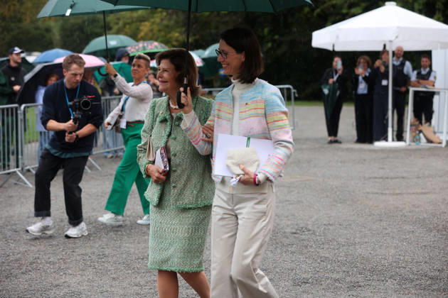 Queen Silvia of Sweden Visits Mainau Island, Konstanz, Mainau, October 8, 2026 Her Majesty Queen Silvia of Sweden visits Mainau Island near Konstanz in Baden-Württemberg, Germany Copyright: xMatthiasxGränzdörferx
