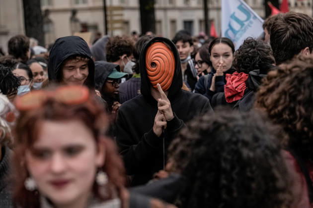 Protest against eduction conditions continues in Nancy NANCY, FRANCE - OCTOBER 8: Students holding placards take to the streets to protest education conditions in Nancy, France, on October 8, 2026. Students are taking part in a nationwide high-school mobilization over school conditions and demands for greater education resources, while security units remain deployed around several locations in the city. Muhammed Said Tako Anadolu Nancy France. Editorial use only. Please get in touch for any other usage. Copyright: x2026xAnadoluxMuhammedxSaidxTakox