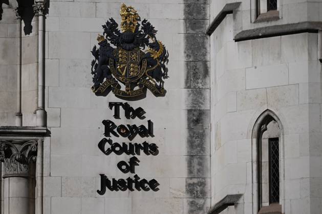 Royal Courts of Justice seen ahead of Andrew Mountbatten-Windsor s hearing LONDON, UNITED KINGDOM - OCTOBER 8: A view of the Royal Courts of Justice emblem on the building, where the hearing of Andrew Mountbatten-Windsor s legal challenge against search warrants related to his arrest over his alleged links to Jeffrey Epstein is due to take place in London, United Kingdom, on October 8, 2026. Rasid Necati Aslim Anadolu London United Kingdom. Editorial use only. Please get in touch for any other usage. Copyright: x2026xAnadoluxRasidxNecatixAslimx