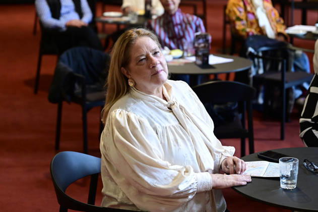 Kathy Kelly at the press conference and presentation of the 16th HOPE Award at the 18th Hope Gala 2026 at the Schauspielhaus Dresden, Dresden, October 8, 2026 Foto:xM.xWehnertx xFuturexImagex hope_pk_6005