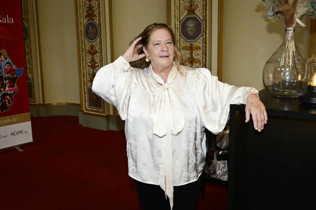 Kathy Kelly at the press conference and presentation of the 16th HOPE Award at the 18th Hope Gala 2026 at the Schauspielhaus Dresden, Dresden, October 8, 2026 Foto:xM.xWehnertx xFuturexImagex hope_pk_6009