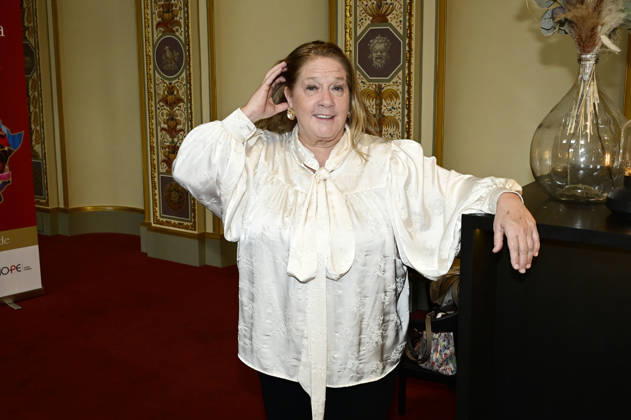 Kathy Kelly at the press conference and presentation of the 16th HOPE Award at the 18th Hope Gala 2026 at the Schauspielhaus Dresden, Dresden, October 8, 2026 Foto:xM.xWehnertx xFuturexImagex hope_pk_6010