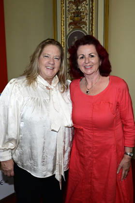 Kathy Kelly and Viola Klein at the press conference and presentation of the 16th HOPE Award for the 18th Hope Gala 2026 at the Schauspielhaus Dresden, Dresden, October 8, 2026 Foto:xM.xWehnertx xFuturexImagex hope_pk_6011