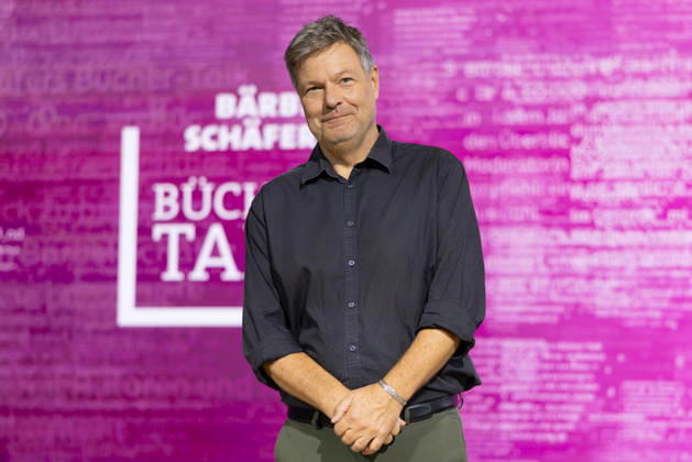 Frankfurt Book Fair 2026: Robert Habeck presents his new book, *Arctic Meltdown*, on the literature stage hosted by ARD, ZDF, and 3sat; Frankfurt am Main, Hesse, Germany; Exhibition Grounds